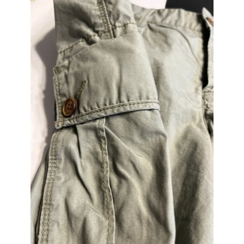 Lauren Ralph Lauren Light Olive Green Cargo Hiking Shorts Sz 10